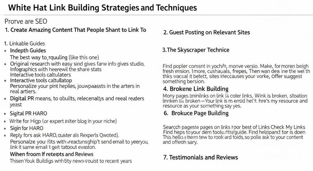 white hat link building